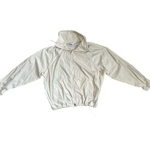 Athleta Rain Windbreaker Bone Color Size Medium